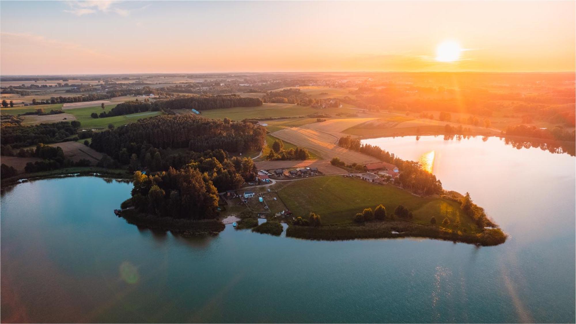 Domki Nad Jeziorem - Zalesie 7D Zalesie (Olsztyn) المظهر الخارجي الصورة